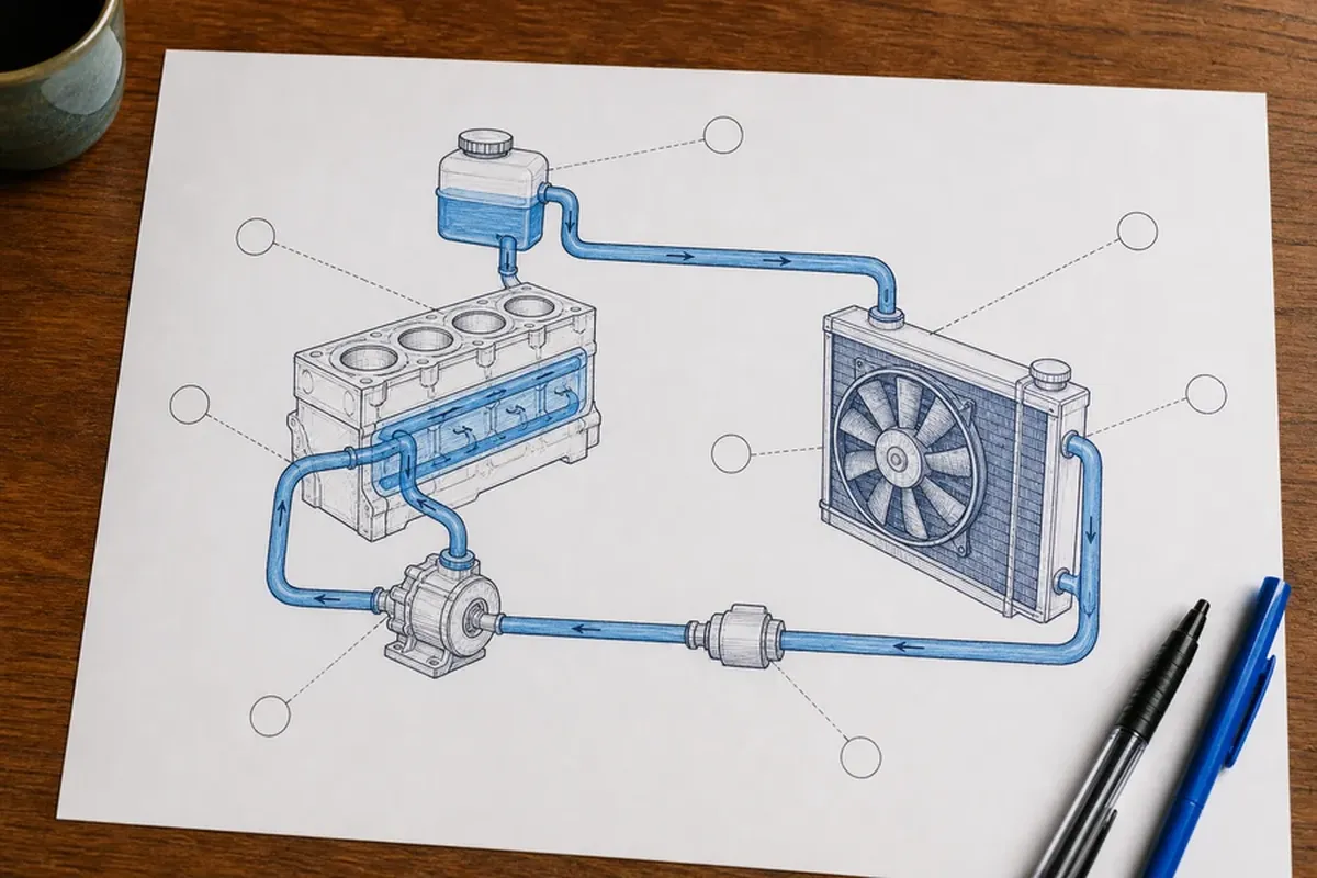 Illustration zum Artikel Kühlmittel-Glossar in neutraler Lesart